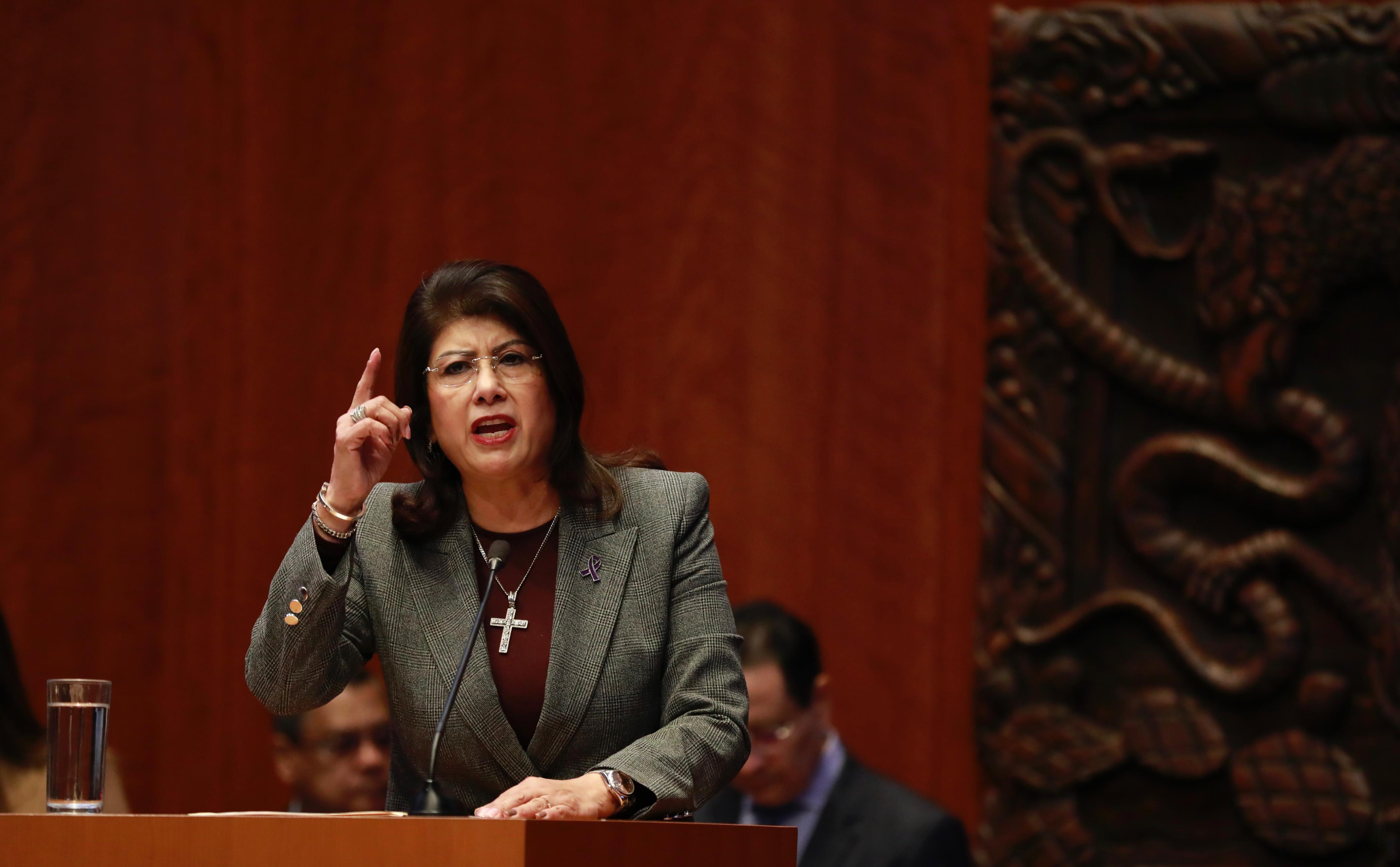 Mariela Gutiérrez bajo la lupa por orquestar protestas en el IMSS