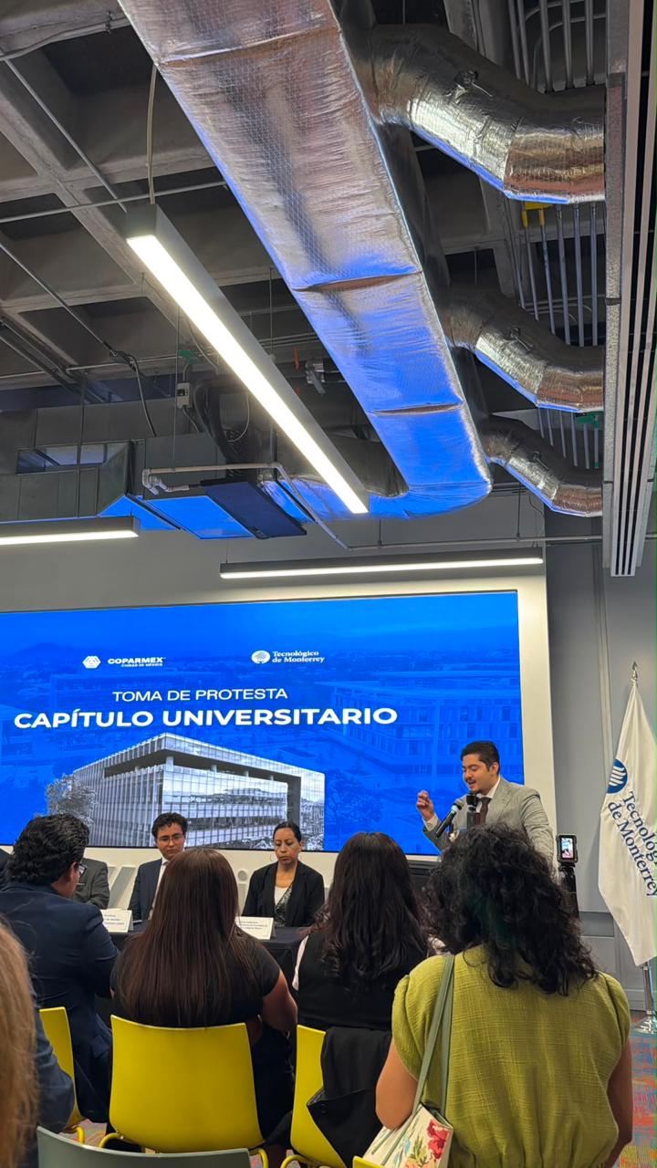 Rodrigo Polanco se convierte en presidente de Coparmex Universitario