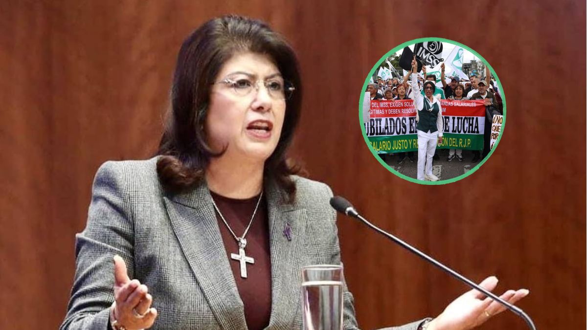 Señalan a senadora Mariela Gutiérrez por financiar y organizar las movilizaciones contra el IMSS